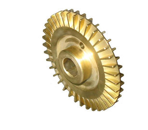 OEM 真鍮の銅ポンプ インペラー、砂型で作るベーンの車輪のインペラー ASTM、GB、DIN、EN