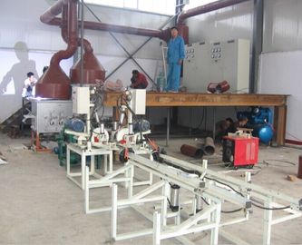 500KG は銅の棒の鋳造システムのための産業溶ける炉 55kw を結合しました