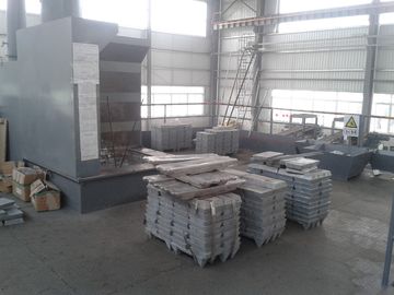 3 段階はブロック/インゴット生産の製造業のための溶ける炉を亜鉛でメッキします