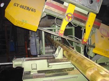 大きい帯鋸は打抜き機 60mm -130mm 5KW のサーボ モーター運転されたシステムを銅張りにします